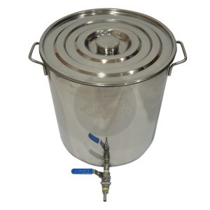 OLLA ACERO INOXIDABLE CON FONDO TERMODIFUSOR DE 12 LITROS - Haz tu cerveza